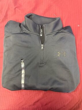 Under Armour Black Men’s Lightweight Quarter-Zip Shirt Jacket